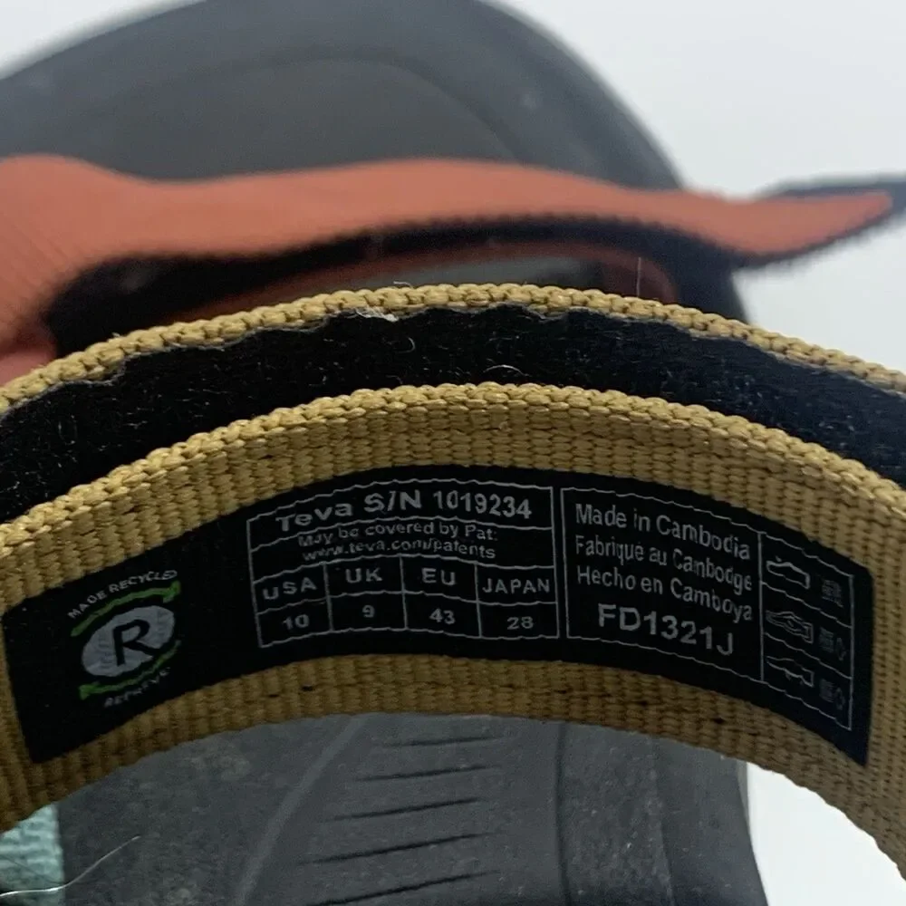 Teva XLT2 Earth Multi Sport Hiking Style # 1919234 Sandal Size 10 US/43 EU